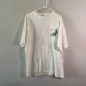Vintage Senor Lopez Natural Gas Refried Beans Graphic T-Shirt White Large USA